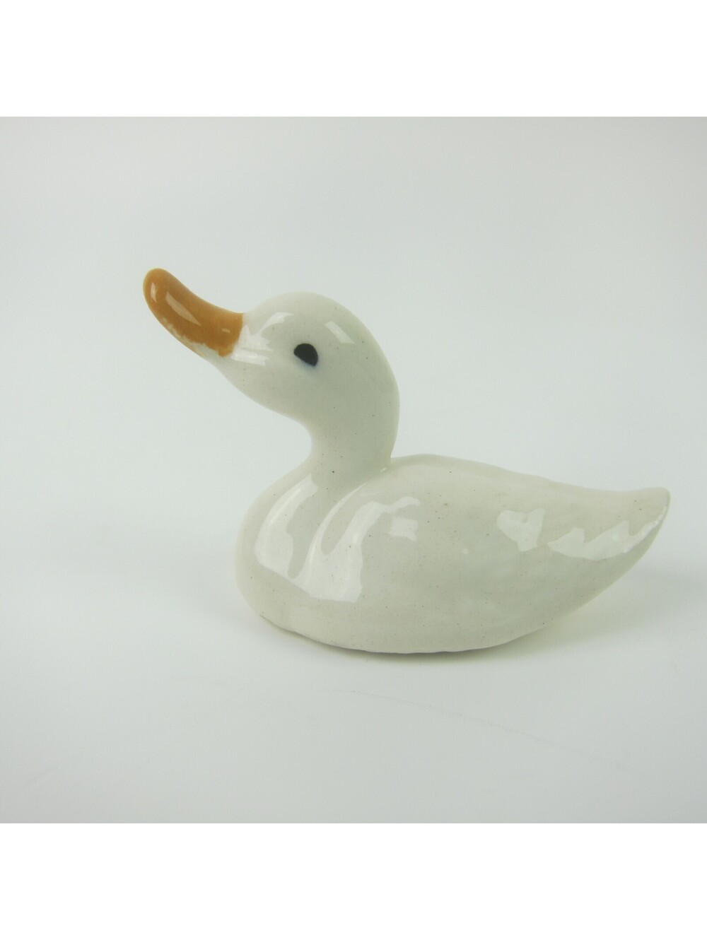 Vintage Hagen Renaker Mama Duck Miniature Figurine 1986 White Duck Bird Retired